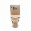 Hangend toilet met ronde vorm en beige afwerking 70 x 40 x 40cm